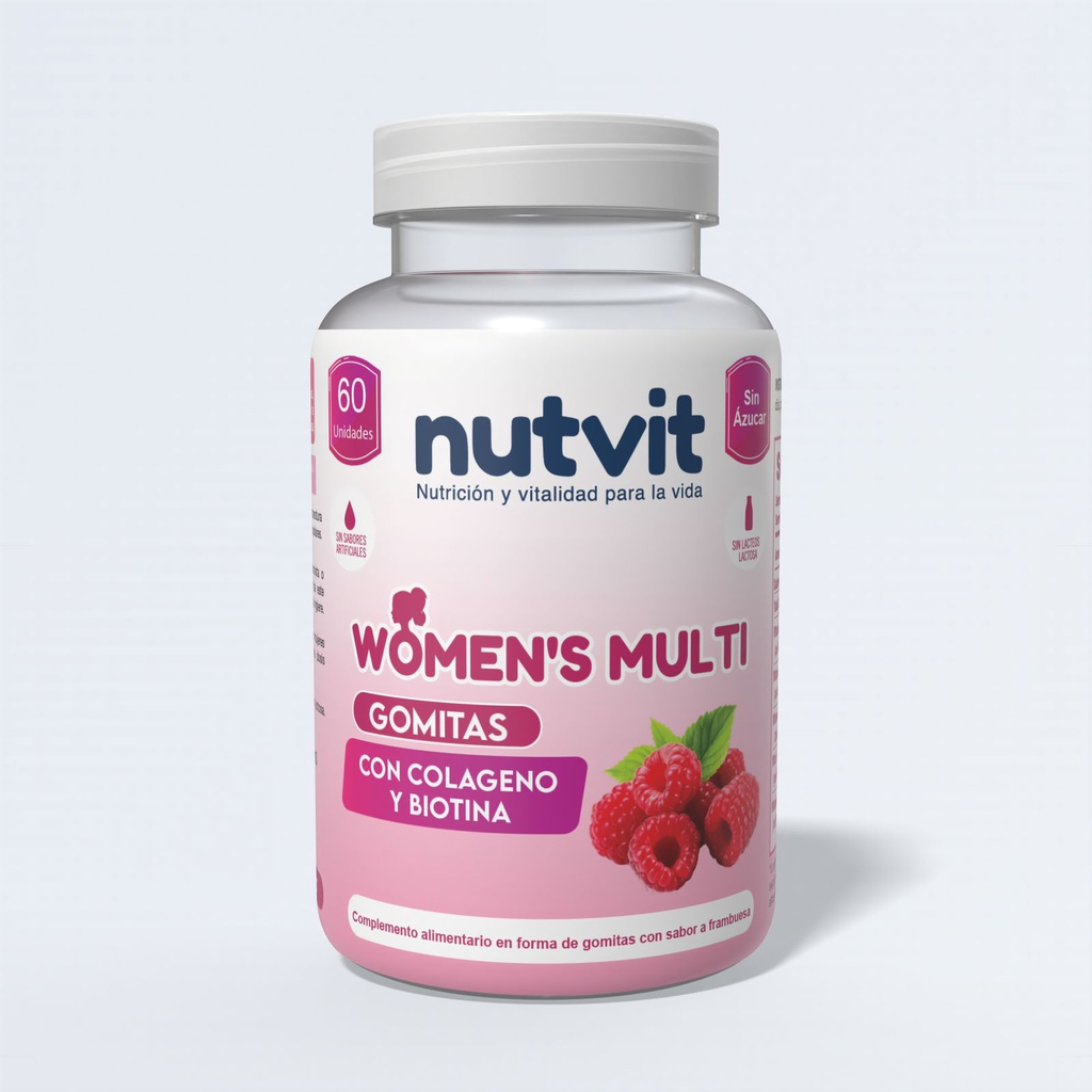 NV WOMENS MULTI X 60 GOMITAS SIN AZÚCAR