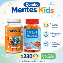 COMBO MENTES KIDS--OMEGA 3 KIDS - MULTI KIDS